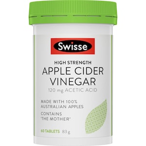 Swisse High Strength Apple Cider Vinegar 60 Tablets
