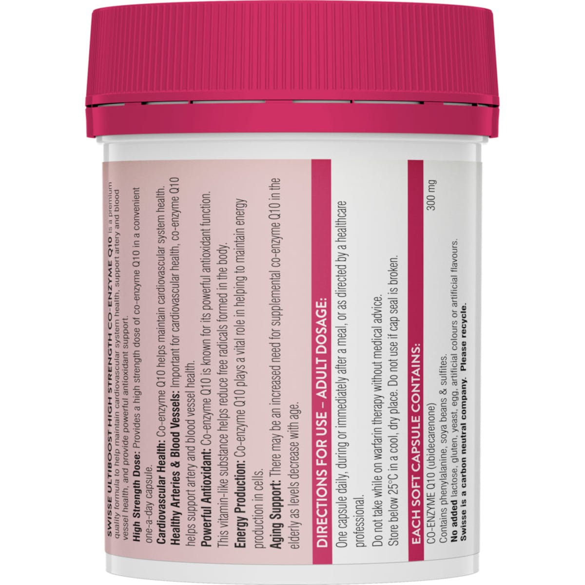 Swisse Ultiboost High Strength Co Enzyme Q10 90 Capsules