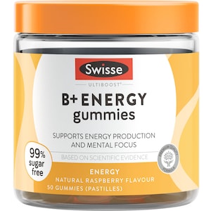 Swisse Ultiboost B+ Energy Gummies 50 Pack