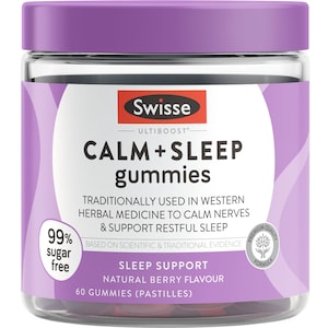 Swisse Ultiboost Calm + Sleep Gummies 60 Pack
