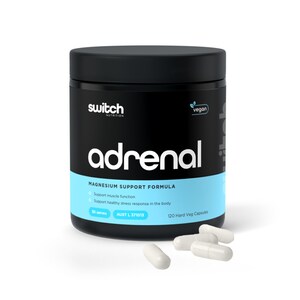 Switch Nutrition Adrenal Magnesium Support Formula 120 Capsules