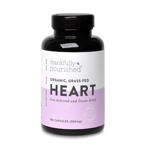 Thankfully Nourished Organic Heart 180 Capsules