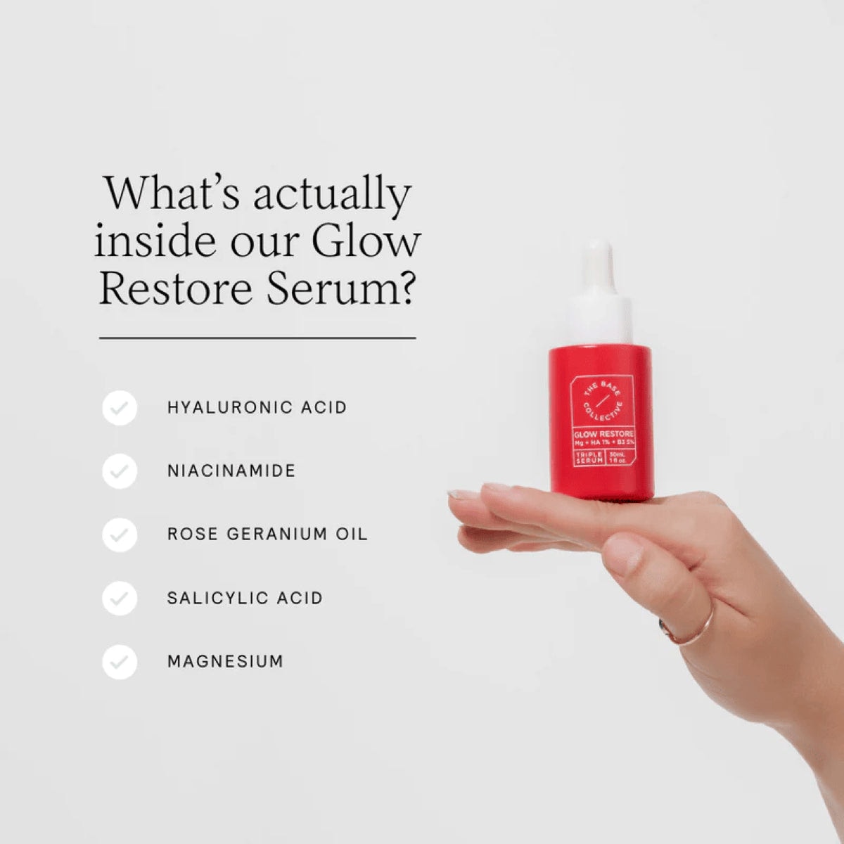 The Base Collective Glow Restore Triple Serum 30mL