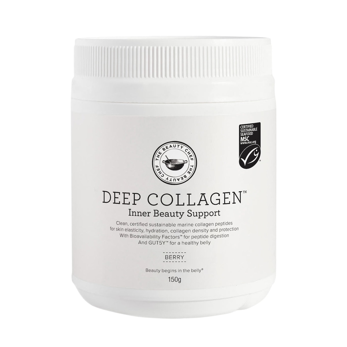 The Beauty Chef Deep Marine Collagen Inner Beauty Support Berry 150g