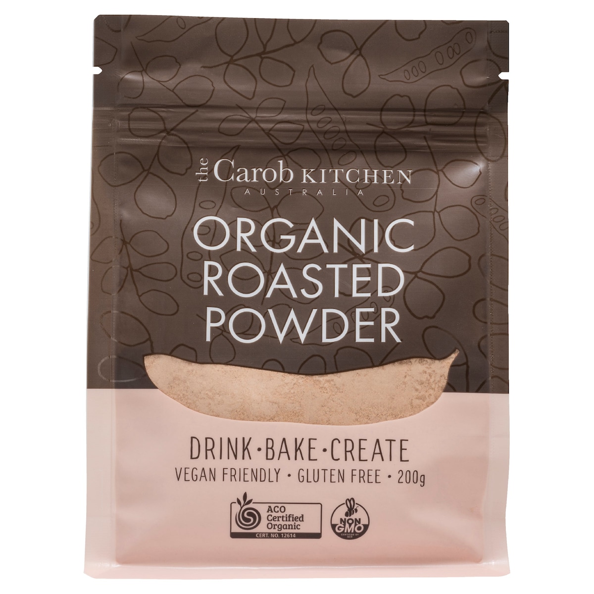 The Carob Kitchen Organic Roasted Carob Powder 200g