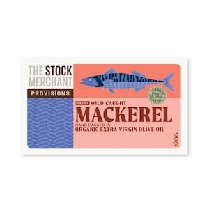 The Stock Merchant Wild Mackerel in Extra Virgin Olive Oil 120g
