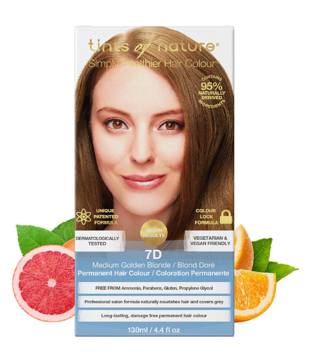 Tints of Nature 7D Medium Golden Blonde Permanent Hair Colour 130ml