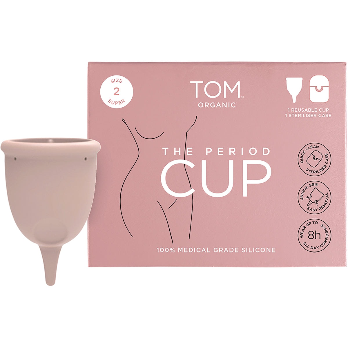 Tom Organic The Period Cup Size 2 - Super