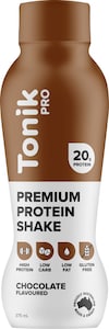 Tonik Pro Premium Protein Shake Chocolate 375ml