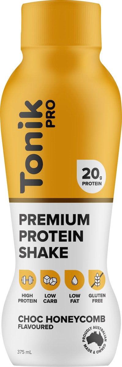 Tonik Pro Premium Protein Shake Chocolate Honeycomb 375ml