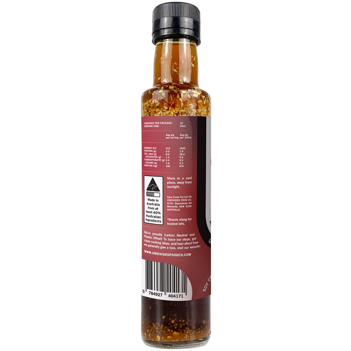 Undivided Food Co GOOD Oil Asian Dressing 250ml