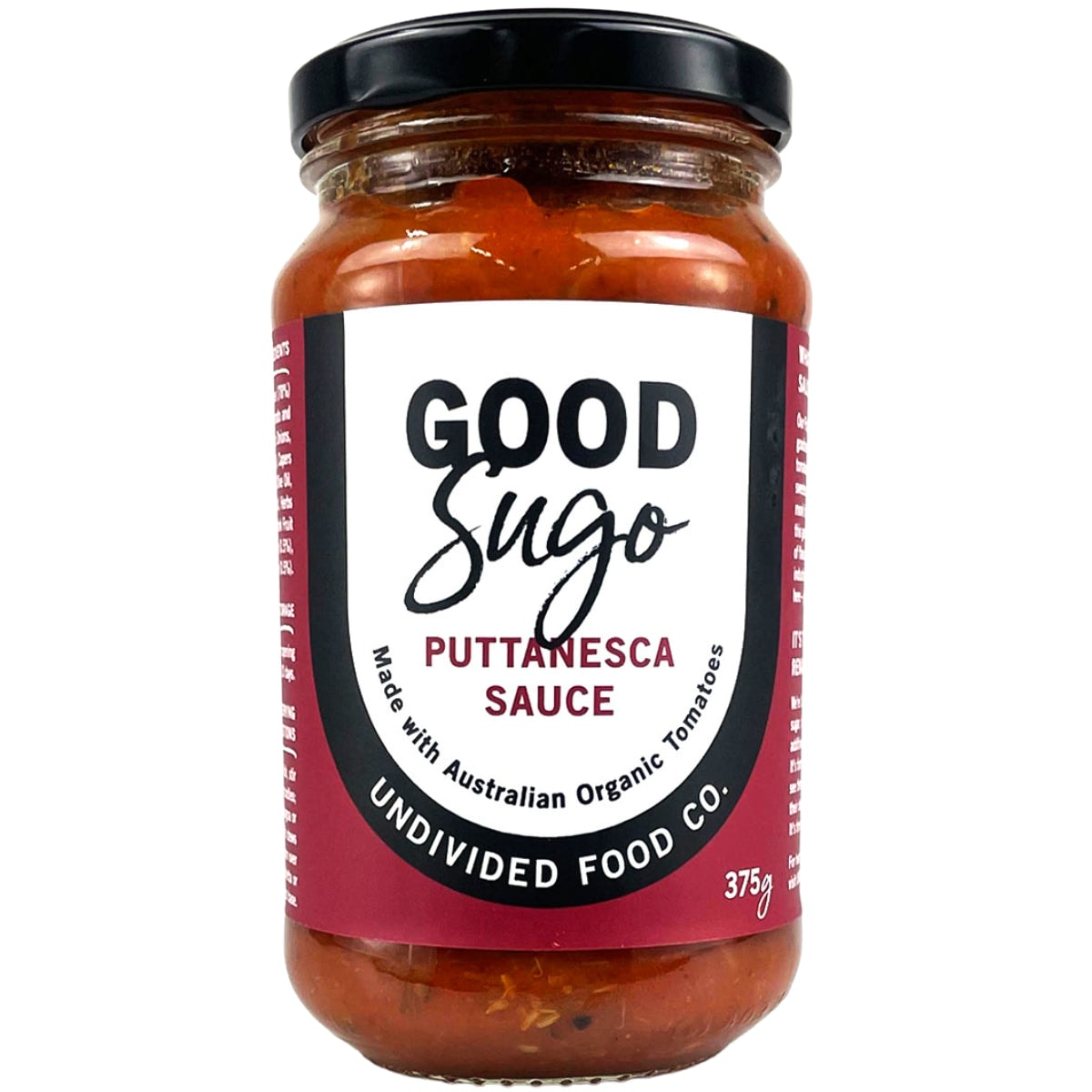 Undivided Food Co GOOD Sugo Puttanesca Sauce 375g