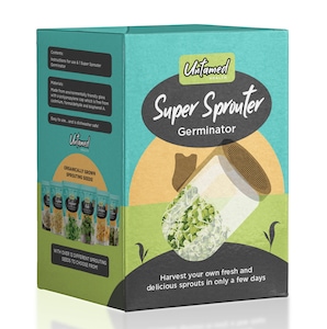 Untamed Health Super Sprout Glass Germinator 1 Pack