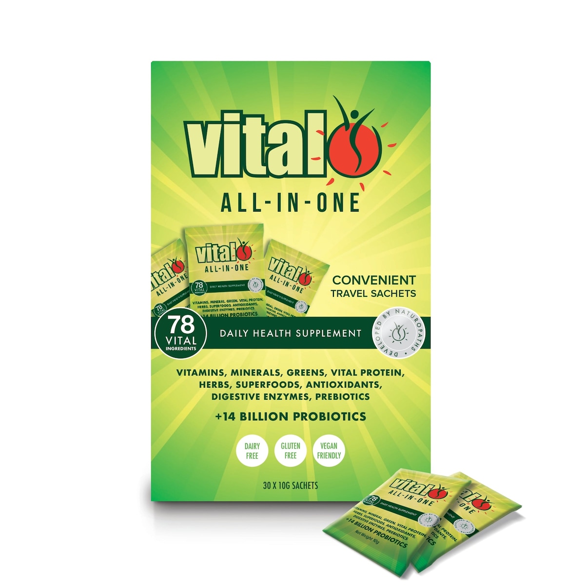 Vital All-in-One Daily Health Supplement 30 x 10g Sachets