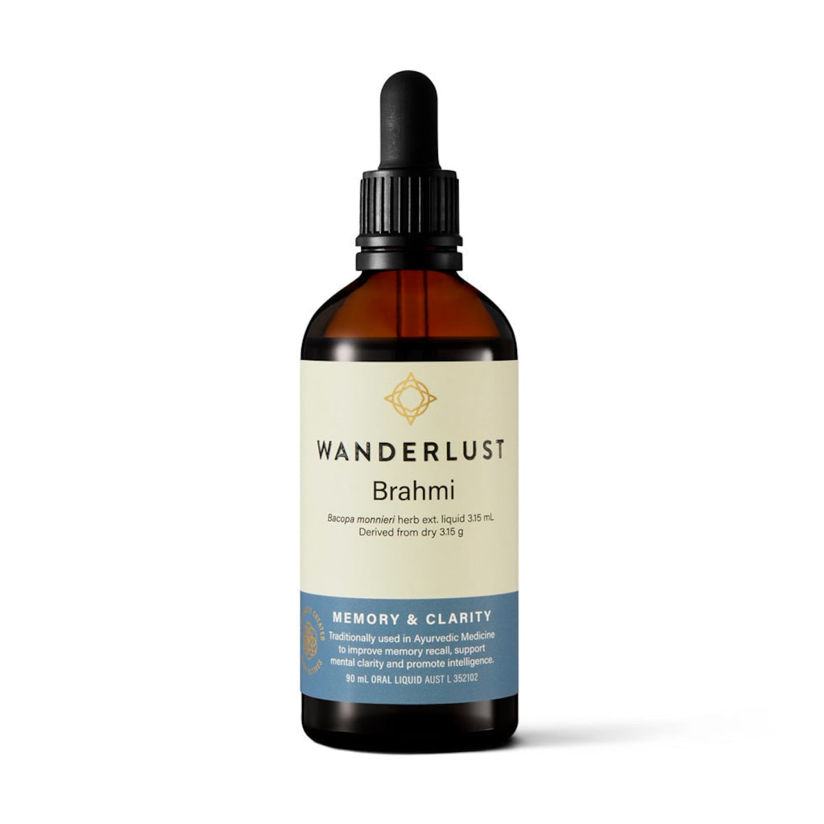 Wanderlust Brahmi Drops 90ml | Healthylife Australia