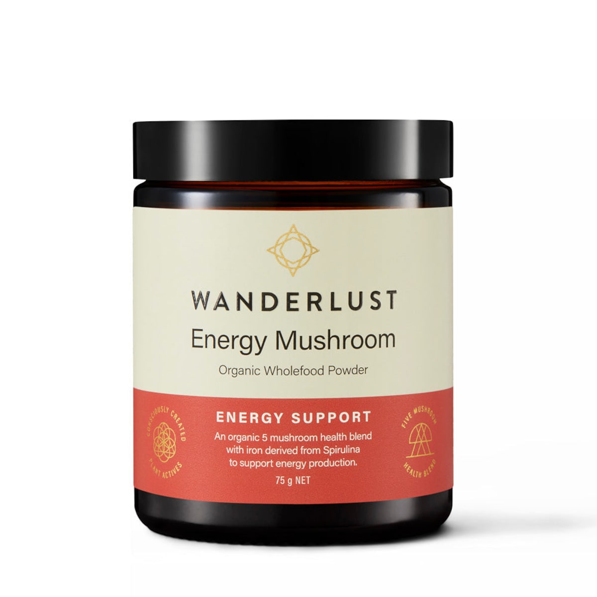 Wanderlust Energy Mushroom Powder 75g