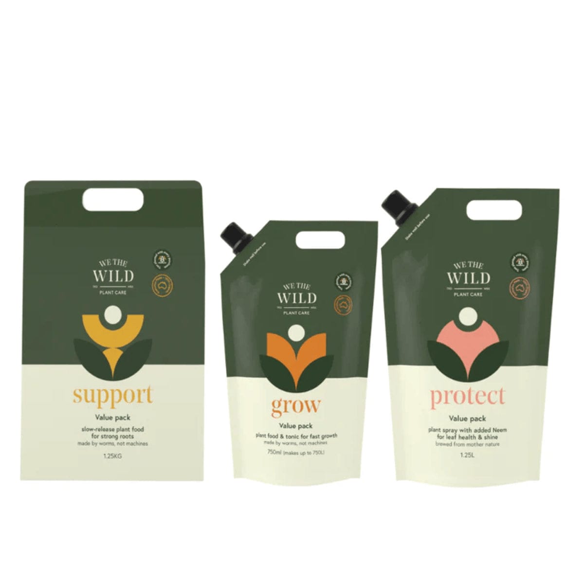 We The Wild Plant Care Essential Value Trio