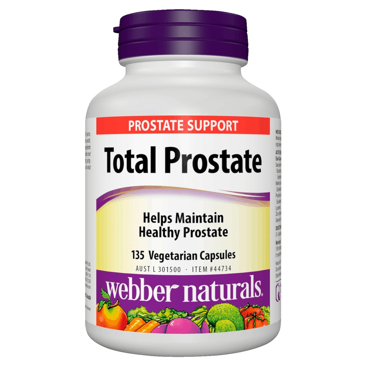 Webber Naturals Total Prostate 135 Vege Capsules