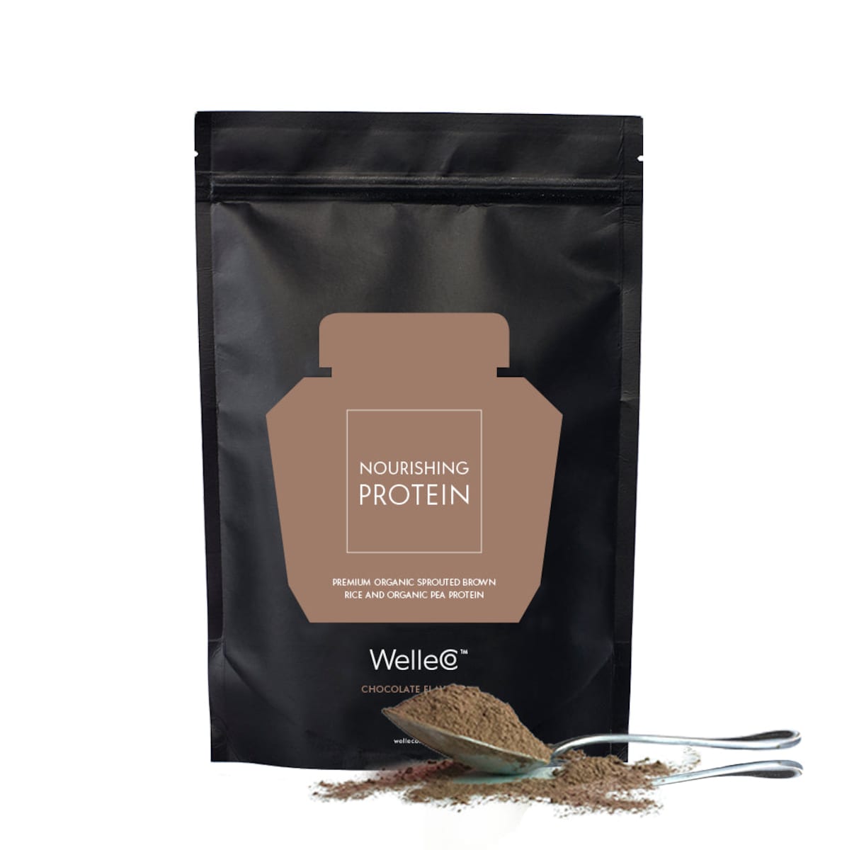 WelleCo Nourishing Protein Refill Chocolate 300g