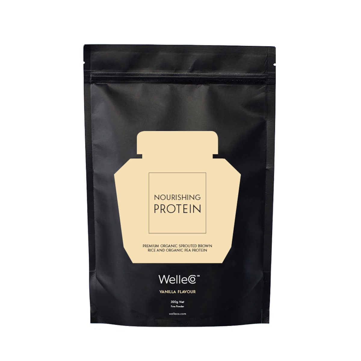 WelleCo Nourishing Protein Refill Vanilla 300g