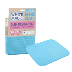 White Magic Drying Mat Sea Blue 1Pk