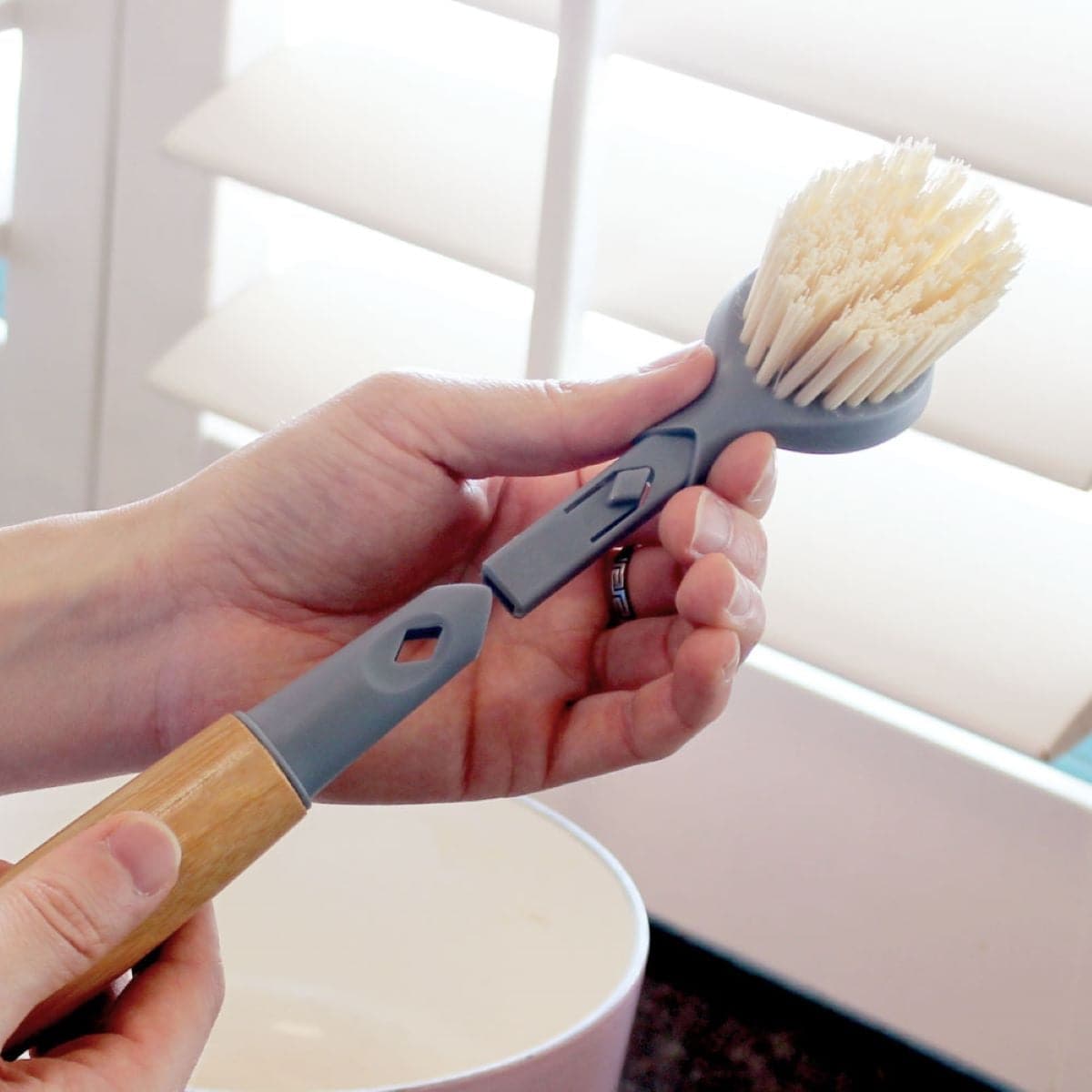 White Magic Eco Basics Dish Brush Refills 2Pk