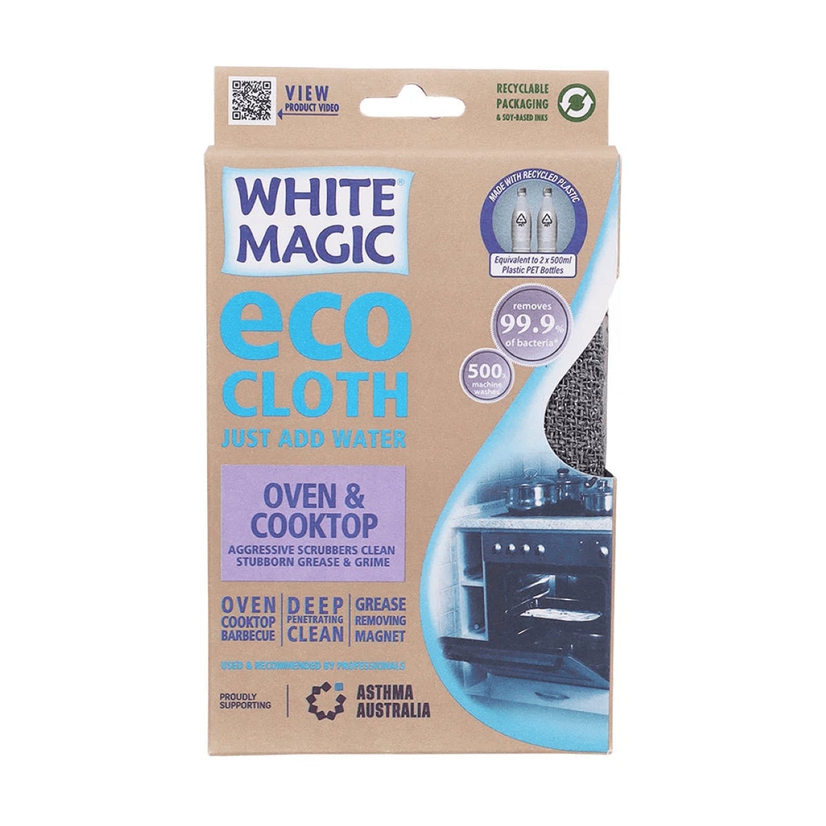 White Magic Eco Cloth Oven & Cooktop 1 Pack