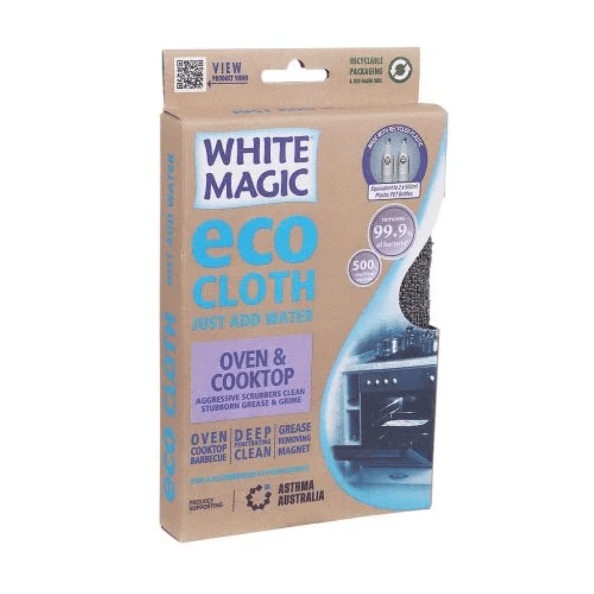 White Magic Eco Cloth Oven & Cooktop 1 Pack