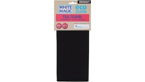 White Magic Eco Cloth Tea Towel Midnight 1 Pack