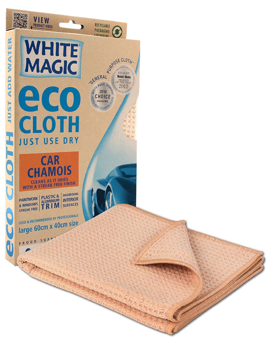 White Magic Eco Cloth Microfibre Car Chamois 1 Pack