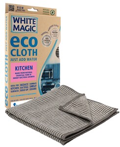 White Magic Eco Cloth Microfibre Kitchen 1 Pack