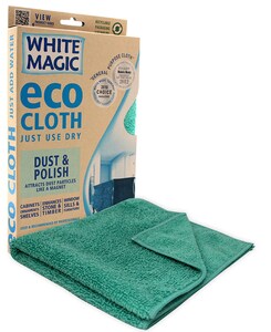 White Magic Eco Micro Fibre Dust & Polish 1 Pack