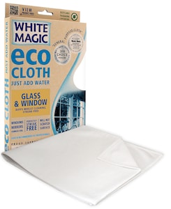 White Magic Eco Cloth Microfibre Glass / Window 1 Pack