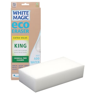 White Magic Eraser Sponge King 1 Pack