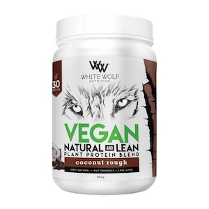 White Wolf Nutrition Vegan Natural+Lean Protein Coconut Rough 900g
