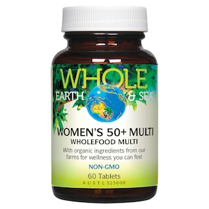 Whole Earth and Sea Women's Multi 50+ 60 Tablets