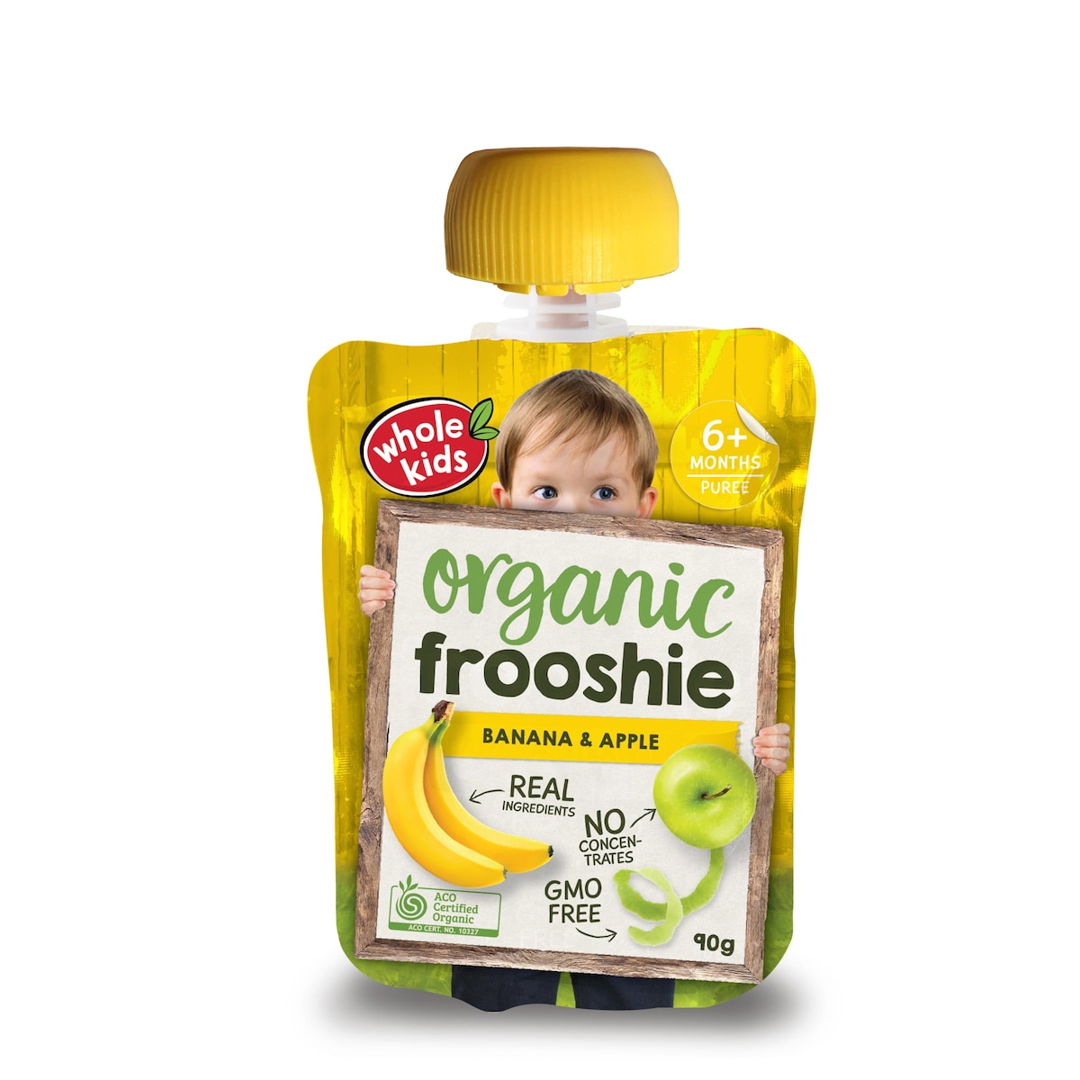 Whole Kids Organic Frooshie Banana & Apple 90g