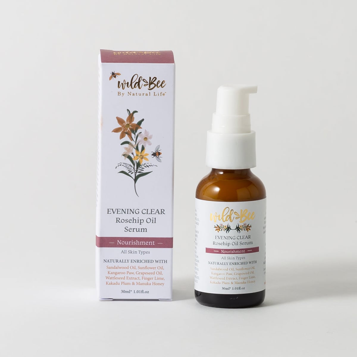 Wild Bee Evening Clear - Rosehip Oil Serum 30ml