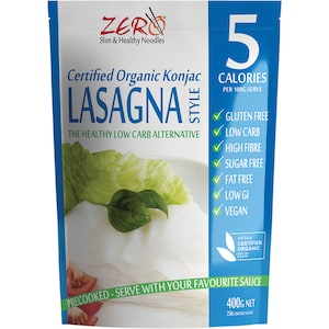 Zero Slim & Healthy Certified Organic Konjac Lasagna Style 400g
