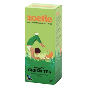 Zoetic Organic Green Tea - 25 Tea Bags