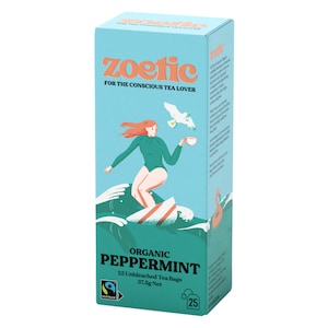 Zoetic Organic Peppermint - 25 Tea Bags
