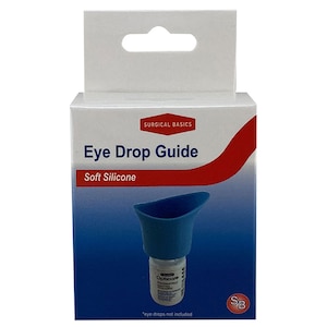 Surgical Basics Soft Silicone Eye Drop Guide