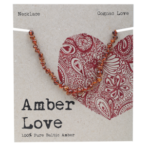 Amber Love Baltic Amber Children's Necklace Cognac
