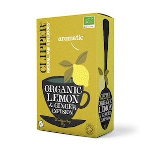 Clipper Lemon & Ginger Infusion Tea 20 Tea Bags
