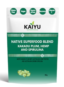 Kaiyu Superfoods Native Superfood Blend Kakadu Plum Hemp and Spirulina 80g