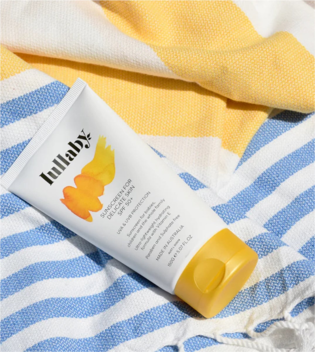 Lullaby Skincare Sunscreen for Sensitive Skin SPF50+ 150g