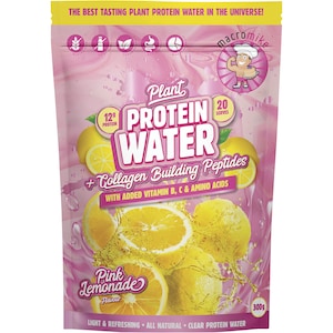 Macro Mike Plant Protein Water Pink Lemonade 300g