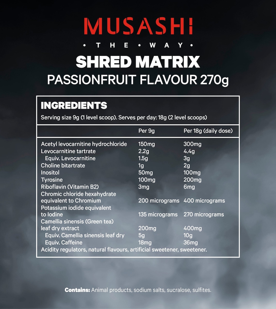 Musashi Ultimate Shred Bundle Pack