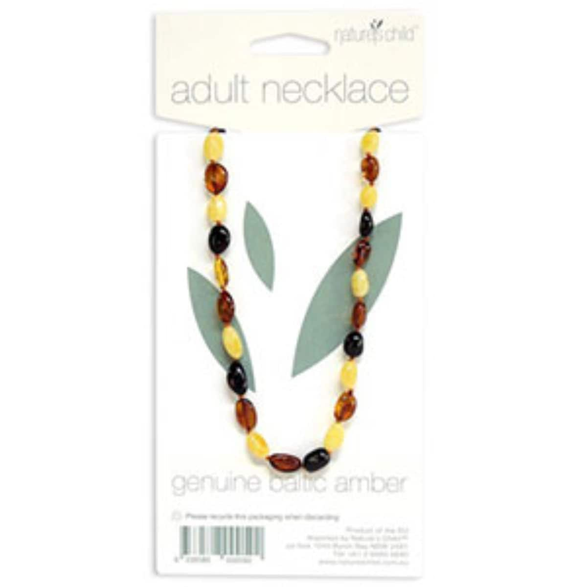 Nature's Child Amber Adult Necklace Mixed