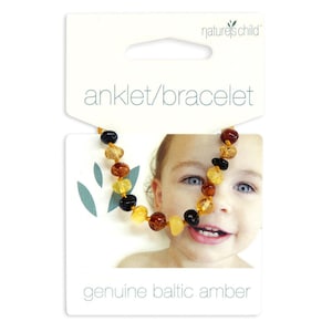 Nature's Child Amber Anklet/Bracelet Mixed Colours